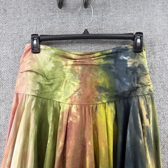 Twelfth Street by Cynthia Vincent Women's Large Tie-dye Ruched Full Maxi Skirt - Picture 3 of 12